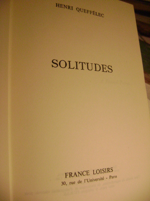 solitudes